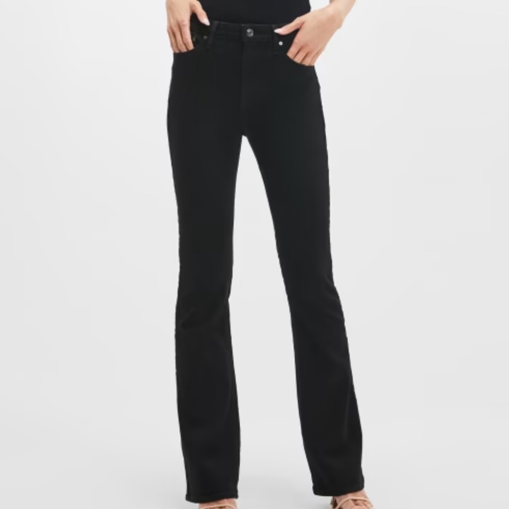 Guess Women’s Eco Sexy Flared Black Jeans Size 31